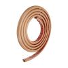 HARFINGTON 8ft Cord Cover Floor W0.3 x H0.3 Inner Channel PVC Hide Extension Cable Floor Wire Hider Wire Covers Protector for Prevent Cable Trips Cables Management, Brown view 3