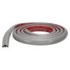 HARFINGTON 6ft Cord Cover Floor W0.3 x H0.3 Inner Channel PVC Hide Extension Cable Floor Wire Hider Wire Covers Protector for Prevent Cable Trips Cables Management, Wood Grey view 1