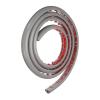 HARFINGTON 6ft Cord Cover Floor W0.3 x H0.3 Inner Channel PVC Hide Extension Cable Floor Wire Hider Wire Covers Protector for Prevent Cable Trips Cables Management, Wood Grey view 3
