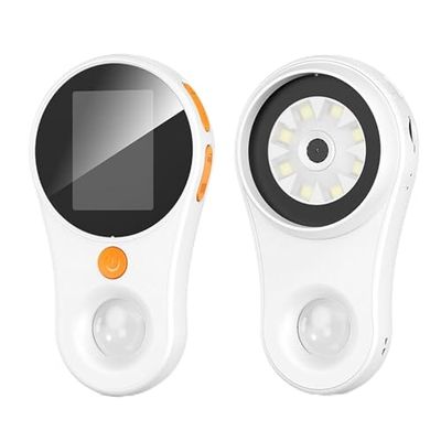 Digital Microscope Fixed Focus, 500X 1920x1080P Portable Handheld Microscope Magnifying Glass, with 8 LED Lights, for Vista 7 8 10 11 for OS X 11.0 (White)