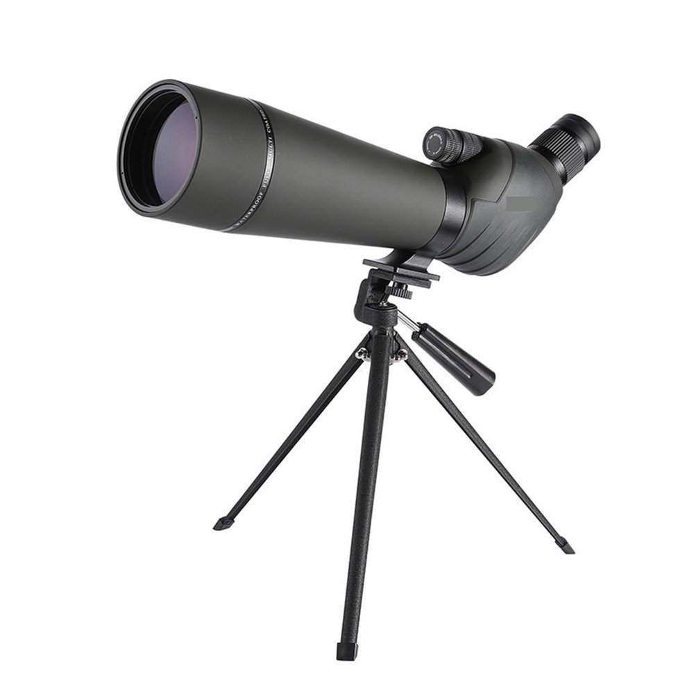 20-60x60/70/80mm Zoom Monocular Spotting Scope Powerful Telescope Bak4 Prism Waterproof for Camping Bird Watching Shooting(20-60x80)