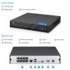 Panoeagle 4K Poe Security Camera System, 4K 8CH PoE NVR, 8pcs x 8-Megapixel Dome IP Cameras, Smart Human Vehicle Detection, 98ft EXIR 2.0 Night Vision, Built-in Mic, 4TB HDD view 4