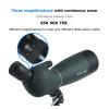 25-75x70 HD Spotting Scope Zoom Monocular Telescope BAK4 Prism ED Lens IPX6 Waterproof for Target Shooting Bird Watching Camping(Blue Standard) view 4