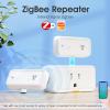 YIFAN Zigbee 3.0 Range Extender with Built-in Power Amplifier, Tuya Zigbee Signal Booster, Long Range up to 7600 sq.ft, Compatible with Alexa/Google Assistant, 2.4GHz, White view 2
