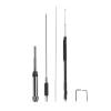 Bingfu High Gain 52.76inch Mobile Ham Radio Antenna 29/50/144/430MHz Quad-Band UHF VHF Stainless Steel Anti-Rust PL259 Male Antenna for Vehicle Car Truck Amateur Two Way Radio view 1