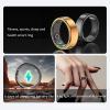 CYQQRDZSW Smart Ring Health Tracker, Health Rings for Women & Men, Smart Ring Health Tracker, Long Lasting Batteries Sleep Ring(Black,9#) view 2
