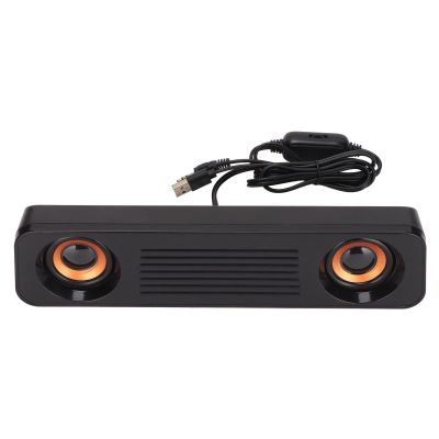 Mtlavishness Speakers Wired Wired Speaker 28. 08. 07. Wired Speaker HiFi Stereo Subwoofer USB Powered 3. 5Mm Plug Portable Desktop Speaker for Tv Computer Wired Utv Soundbar USB