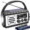 QAUYYW Emergency Radio, 20000mAh/74000mWh Weather Radio, Solar Hand Crank Radio with AM/FM/NOAA/SW Weather,Flashlight & Reading Lamp, SOS Alarm, Phone Charger for Indoor Outdoor Emergency view 1