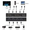 2-in-1 HDMI-Compatible/USB KVM Switch Support HD 2K*4K 2 Hosts Share 1 Monitor/Keyboard& Mouse Set view 3