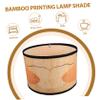 TOBBOMEY Boho Printed Lamp Shade Cover Decorative Hanging Light Shade for Ceiling Pendant Lamps Unique Home Decor for Dining Room Bedroom view 3