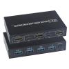2-in-1 HDMI-Compatible/USB KVM Switch Support HD 2K*4K 2 Hosts Share 1 Monitor/Keyboard& Mouse Set KVM Switch view 1