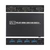 2-in-1 HDMI-Compatible/USB KVM Switch Support HD 2K*4K 2 Hosts Share 1 Monitor/Keyboard& Mouse Set KVM Switch view 4