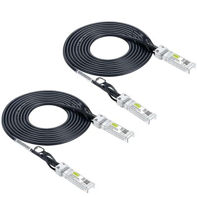 10G SFP+ DAC Twinax Cable, SFP+ to SFP+ Direct Attach Copper Passive for Cisco SFP-H10GB-CU5M, Ubiquiti UniFi, TP-Link and More, 5-Meter, 2-Pack