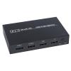 HHBL8I 4K USB KVM Switch USB 2.0 Switcher HDMI-Compatible KVM Switch 2 in 1 Out for 2 PC Sharing Keyboard and Mouse view 1