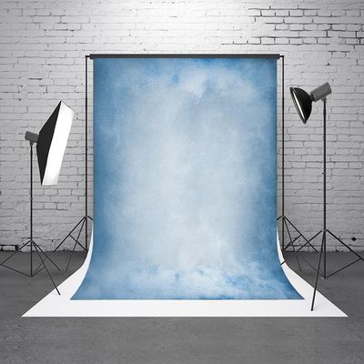 10x20ft Blue Abstract Photography Backdrop Bright Mottled Background Anniversary Photo Backdrop for Studio