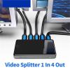 Unnlink HDMI Splitter 1X4 UHD 4K 30Hz FHD1080P 60Hz 1 in 4 Out for Smart LED TV MI Box Projector Monitor ps4(1 in 4 Out) view 2