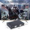YXX7XY HDMI KVM Switch for 2 Computers 1 Monitor, 4K@30Hz KVM Swicher for 2 Computers/2PC Share Keyboard Mouse Printer HD Monitor view 2