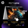 HP Envy x360 2-in-1 Laptop 2024, 16" WUXGA Touchscreen, Core Ultra 7 155U(>i7-1355U, 4.80 GHz), Copilot AI Laptop, 5MP IR Camera, Backlit Keyboard,Windows 11 Pro, Silver(16GB 6400 MHz DDR5 | 1TB SSD) view 2