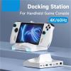 Dock 6 in 1 Universal Docking Station with 4K HDMI 2.5G RJ45 100W PD RGB Light USB C Hub(White) view 2