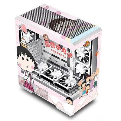 Computer Cases, Mid-Tower PC Gaming Case ATX/M-ATX/ITX - Front I/O TPYE-C Port - Tempered Glass- 10 Fan Installation Position - Water Cooling Installation Ready