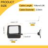 MECCANIXITY 3.3 ft Retractable Cable Lock with Adhesive Arc Patch Remote Control Security Lock with Adjustable Cord Tether Anti Theft for Laptop, TV, 600g, Black, 3 Pack view 2