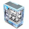 Computer Cases, Mid-Tower PC Gaming Case ATX/M-ATX/ITX - Front I/O TPYE-C Port - Tempered Glass- 10 Fan Installation Position - Water Cooling Installation Ready view 1