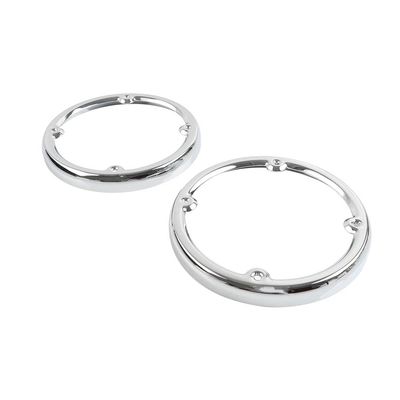 BACAR Cnwaga3 Rear Speaker Cover Trim Grill Mesh ABS Plastic Chrome for Harley for Touring Electra Glide Classic/Standard/Ultra Classic Motorbike