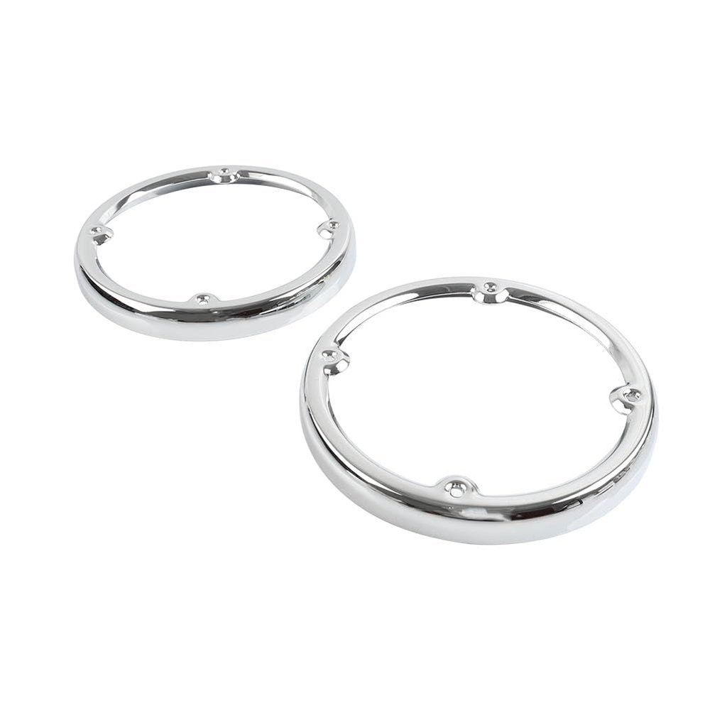 BACAR Cnwaga3 Rear Speaker Cover Trim Grill Mesh ABS Plastic Chrome for Harley for Touring Electra Glide Classic/Standard/Ultra Classic Motorbike