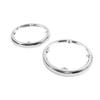 BACAR Cnwaga3 Rear Speaker Cover Trim Grill Mesh ABS Plastic Chrome for Harley for Touring Electra Glide Classic/Standard/Ultra Classic Motorbike view 1