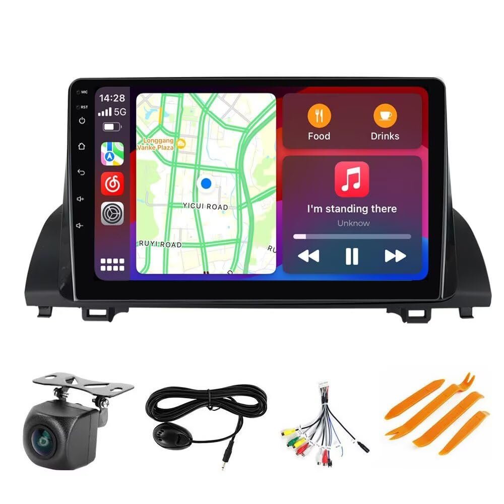 Radio Stereo for Honda Accord 10th 2018-2022 Touch Screen,Biorunn Android 10.1 Inch (8GB+128GB) Octa Core GPS Navigation Wireless Car-Play Android Auto Upgrade Dash Kit Head Unit IPS