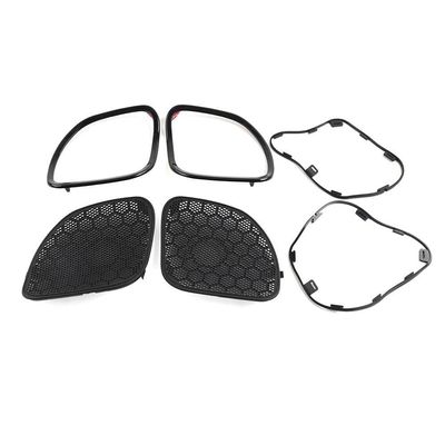BACAR Cnwaga3 Front Speaker Fairing Grill Cover Mesh Trim ABS Plastic + Rubber Black Motorbike for Harley Road Glide FLTRX/Special FLTRXS 2015-2023 Ultra FLTRU 2016-2017
