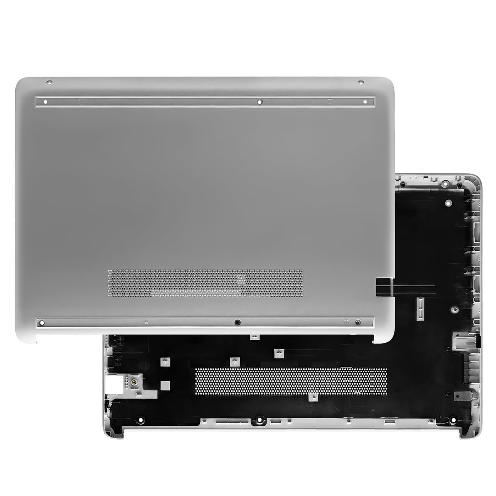 L24478-001 Lower Bottom Case Cover Base Enclosure Replacement for HP 14-CF 14s-cf 14-CFOO52OD Assembly Silver