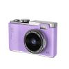 Bewinner 48MP Digital Camera, 1080P Autofocus Cameras for Photography 2.4 Inch HD Screen 16x Zoom Prevent Shaking Vlogging Camera for Travel (Purple) view 1