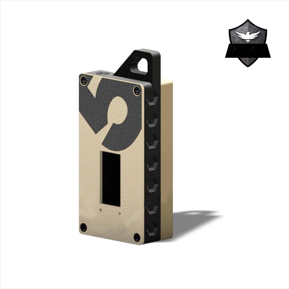 Spec5 MiniTrekker LoRa Off-Grid Communicator - Compact, ATAK Enabled, 915 MHz LoRa ESP32 GPS, Mesh Connectivity, Rugged Design for Hiking, Camping, and Outdoor Adventures (Desert Sand)