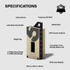 Spec5 MiniTrekker LoRa Off-Grid Communicator - Compact, ATAK Enabled, 915 MHz LoRa ESP32 GPS, Mesh Connectivity, Rugged Design for Hiking, Camping, and Outdoor Adventures (Desert Sand) view 3
