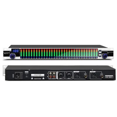 31 Band Equalizer, Graphic Equalizer Balanced Effect Controller Dj Digital Mixer Processor, Reduce Impact of Noise, Equipped with A USB Interface