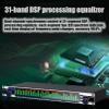 31 Band Equalizer, Graphic Equalizer Balanced Effect Controller Dj Digital Mixer Processor, Reduce Impact of Noise, Equipped with A USB Interface view 3