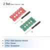 MECCANIXITY 2Pcs M2+ M.2 NGFF/NVME Length Extend Adapter 2230, 2242, 2260, 2280 Multipurpose SSD Extension Bracket Card Plate PCB Board for PC Computer Case Red Green view 3