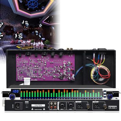 Graphic Equalizer, 31 Band Balanced Effect Controller Dj Digital Mixer Processor Dsp Feedback Eliminator Stage