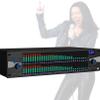 Digital Equalizer, 31-Band Graphic Equalizer with Digital Audio, 31 Bands of Spectrum, 10 Preset Effects, High, Mid and Bass Adjustments, Metal Casing view 1