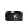 Lab Microscope Accessories WD165 0.3X 0.5X 0.7X 1.0X 2.0X Barlow Auxiliary Objects Lens Microscope Camera Glass Lens for Trinocular Stereo Zoom Microscope(2.0X) view 1