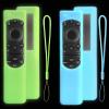 2 Pack Remote Cover for Samsung Smart TV, Silicone Case Compatible with Samsung Solar Panel Remote 2021 2022 BN59-01357 01385 01265A Glow in The Dark Protective Remote Skin Sleeve Glow Green+Glow Blue view 1