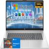 HP Laptop with Office 365 for The Web, 17.3" Full HD Display, 16GB RAM, 1TB SSD, AMD 6-Core Ryzen 5 Processor (Beat i7-1355U), HDMI, USB-C, Windows 11 Home, for Home and Wrok, No Mouse view 1