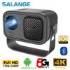 P28A MINI Projector Android 11 Smart TV BT5.1 WIFI Sync Phone Screen Electronic Focus Portable Home Theater 1080P Via HD view 2