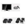 10" AHD 4CH Truck Monitor BSD Recording DVR 1080P Car Rear View Camera Vehicle IPS Touch Screen Blind Spot Detection(Monitor add 4 Camera,64G TF Card) view 1