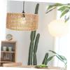 Garneck Straw Rope Woven Lampshade for Rustic Ceiling Lighting Large Grass Rope Indoor Pendant Light Cover for Cafes Restaurants and Home Decor view 4