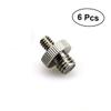 FELTECHELECTR 6pcs Male Screw Adapter Threaded Camera Tripod Converter for Monopod Ball Head Light Stand and More view 2