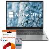 Lenovo 15.6" FHD Business Laptop Computer, Windows 11 Pro Laptop 16GB RAM 1TB SSD, Intel Core i5-1235U 10-Core, Intel Iris Xe Graphics, Microsoft Office Lifetime Suite, SageNova Earphones, Grey view 1