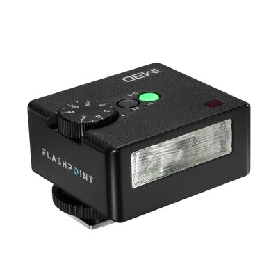 Flashpoint iM30 Mini Flash - Camera Flash GN 15, 7 Power Levels, IM 30 Mini Camera Flash for Canon/Sony zv1/Sony zve10 /Ricoh gr3/Nikon/Fuji f1-230...