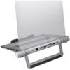 ClearClick 6-in-1 USB-C Portable Docking Station & Laptop Stand - 2X USB 3.0 Ports, HDMI, LAN Ethernet, SD Card Reader, MicroSD Card Reader, USB PD Charging view 1